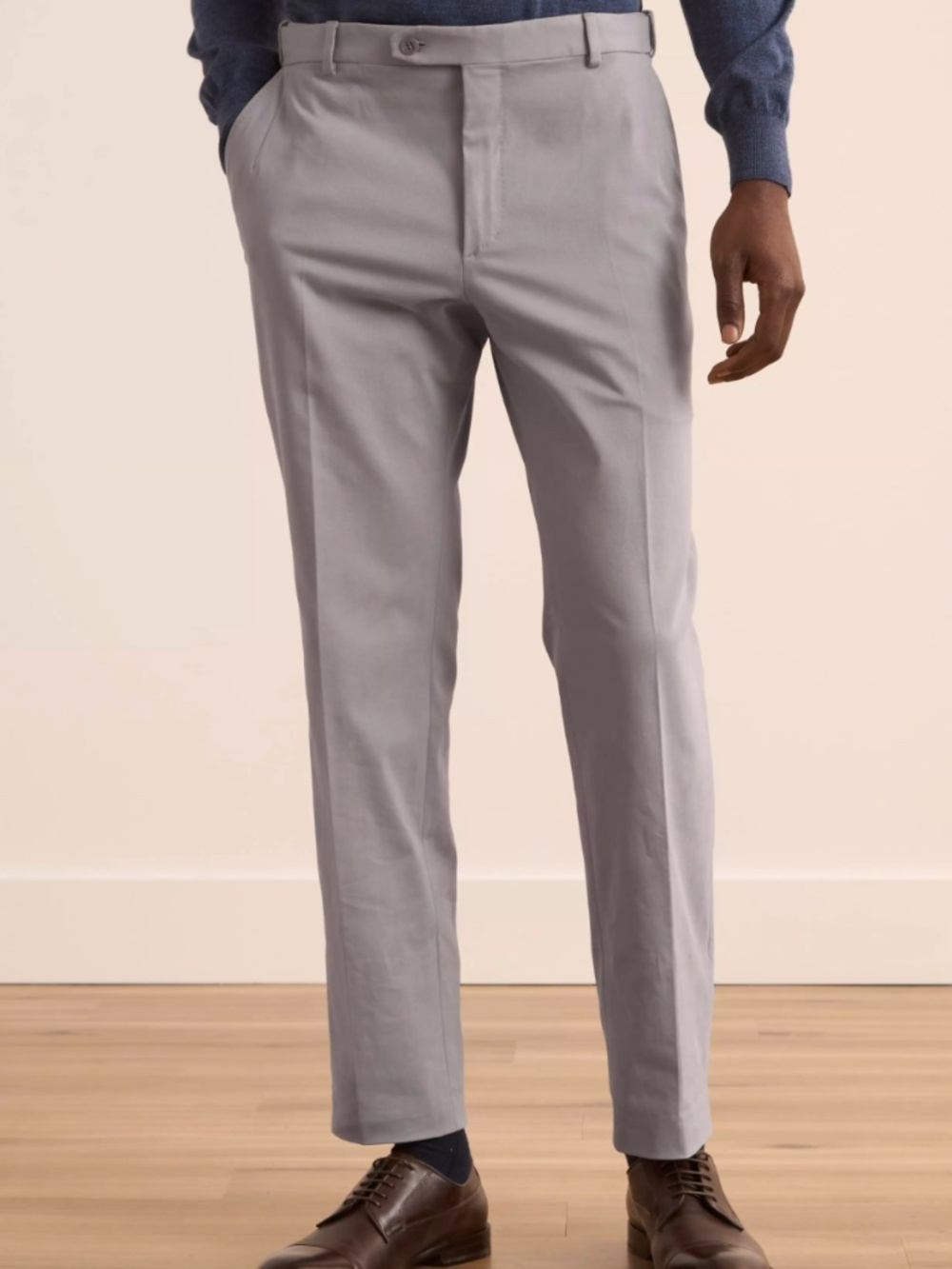 Brioni Grey Cotton Blend Pants Size 36